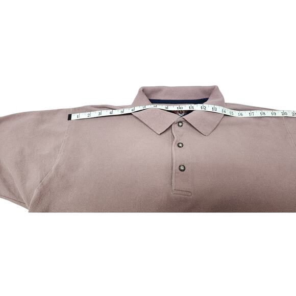 Vintage 1990's American Outpost Short Sleeve Brown Polo Men's Size Small - Picture 3 of 8